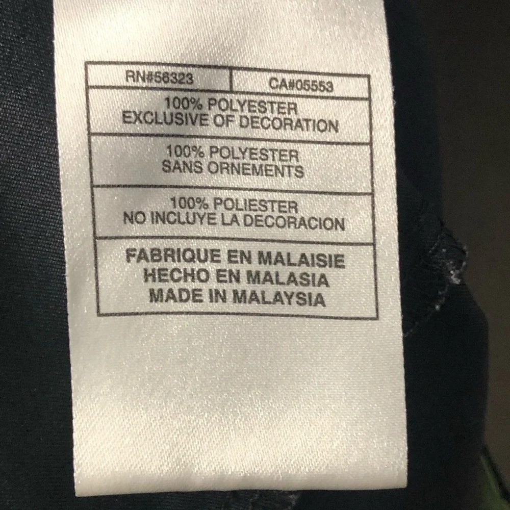 Nike training pants w/back split zipper medium - Picture 8 of 9